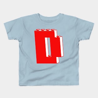 THE LETTER D, Customize My Minifig Kids T-Shirt